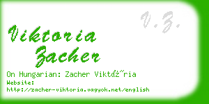 viktoria zacher business card